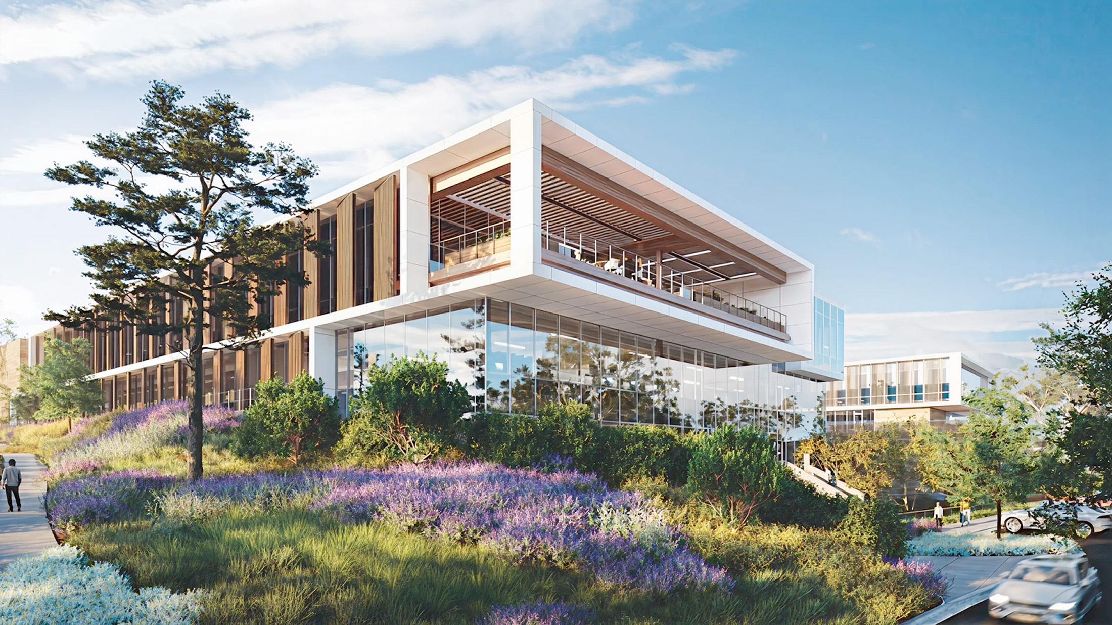 Rendering of Lilly Gateway Labs at the premier One Alexandria Square Megacampus in San Diego.